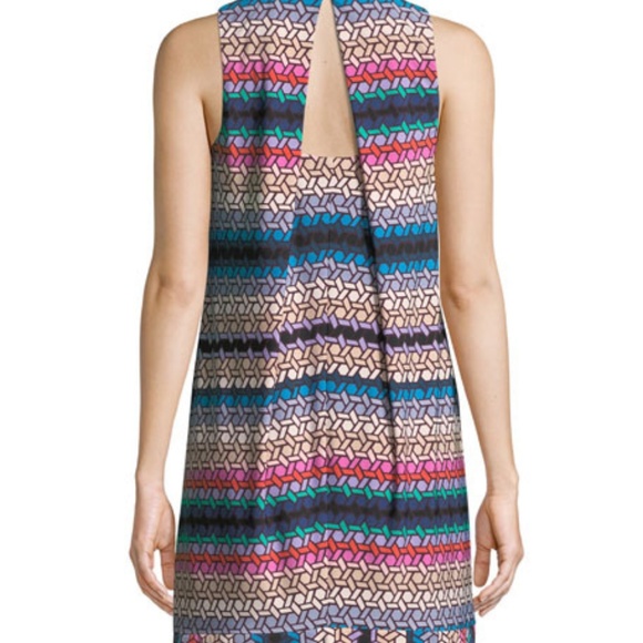 Trina Turk Macee Lupine Lattice Tank Mini … - Picture 6 of 6
